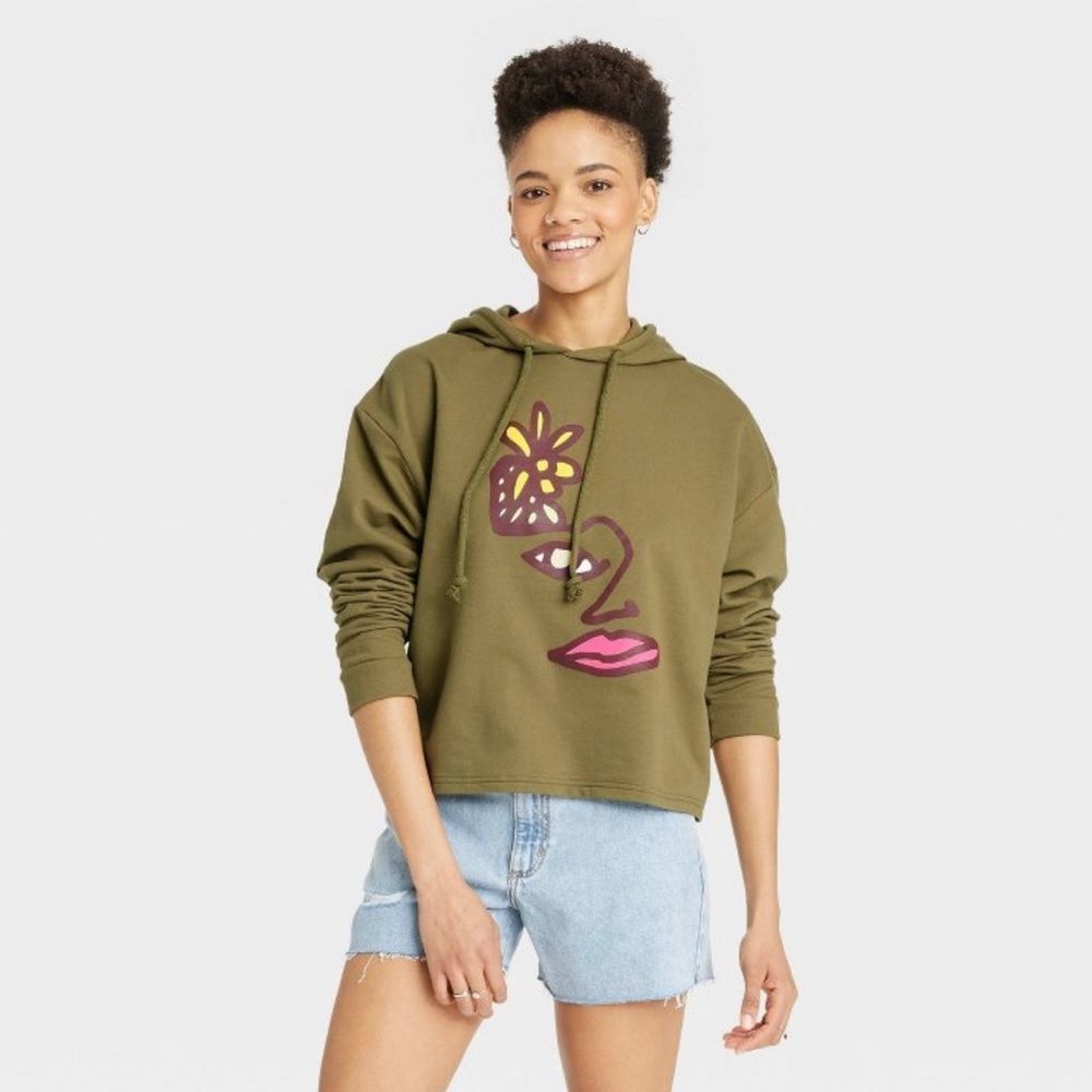 Take Pride Cropped Hoodie
